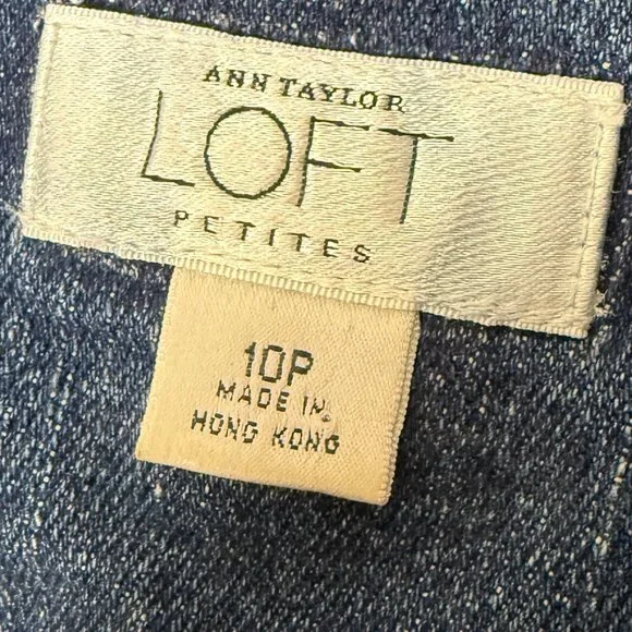 LOFT Classic Blue Jean Jacket - Picture 2 of 8